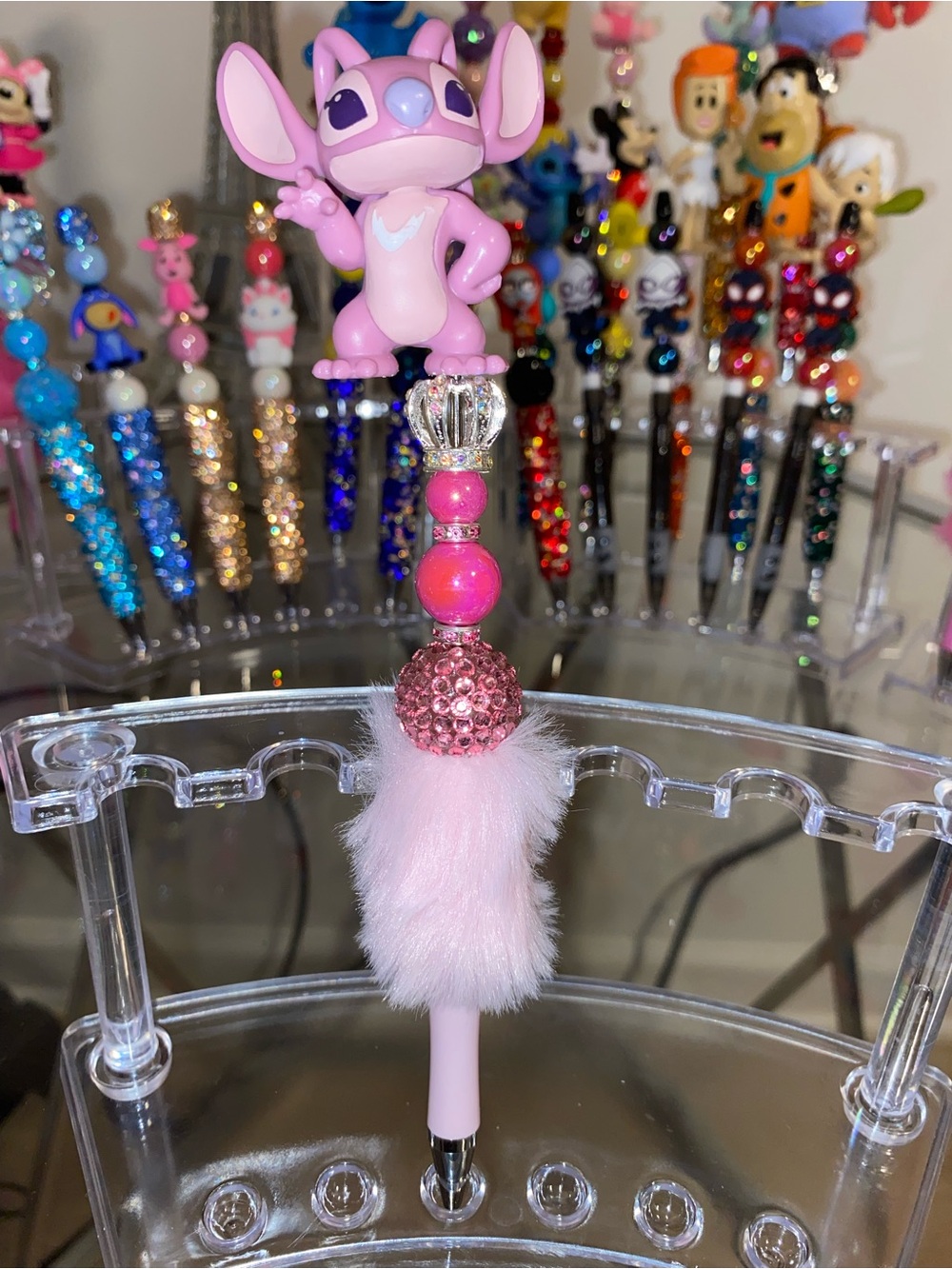 Angel Pom-Pom Charm Pen